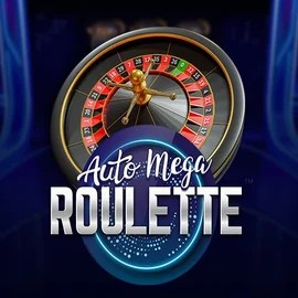 Auto Mega Roulette slot icon by Pragmatic Play, available at Boomzino Casino