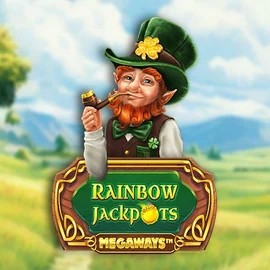 Rainbow Jackpots Megaways online game logo by Red Tiger Gaming on boomzinoo.gr