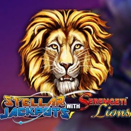 Stellar Jackpots with Serengeti Lions game by Lightning Box Game – logo hosted on Boomzino Casino